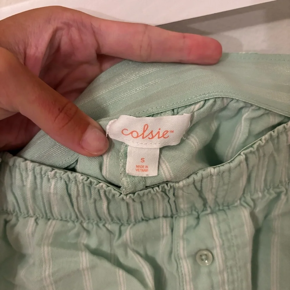 Mint Green Women's Lounge Shorts - Picture 3 of 6